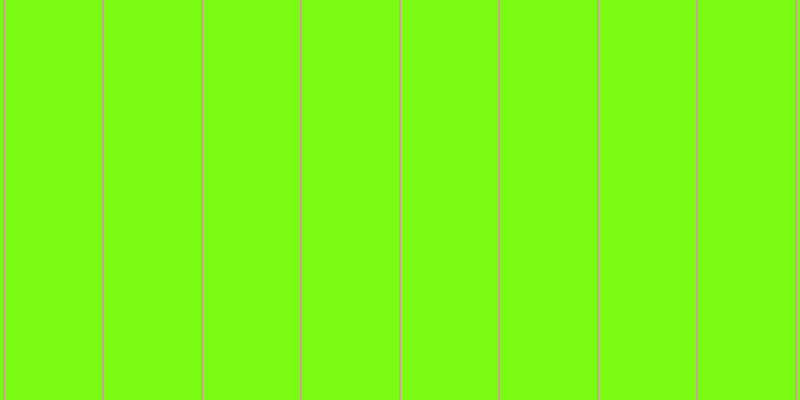 #7bfa13, #caa393 vertical lines, two pixels wide, ninety-seven pixels apart