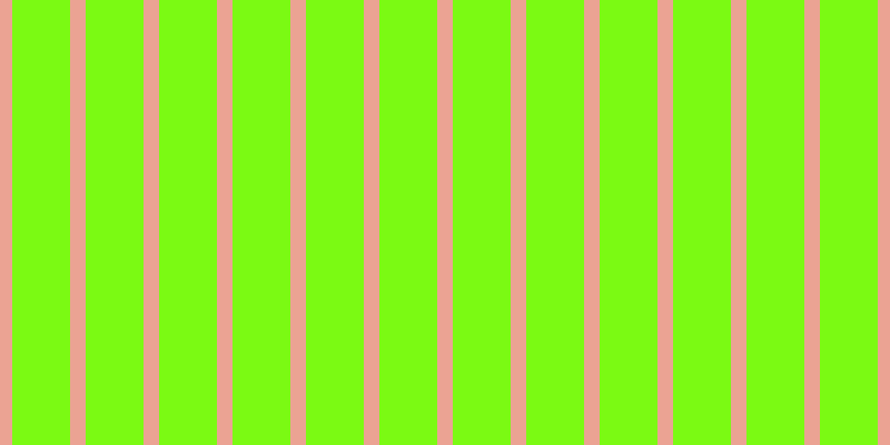 #7bfa13, #eba393 vertical lines, fourteen pixels wide, fifty-two pixels apart