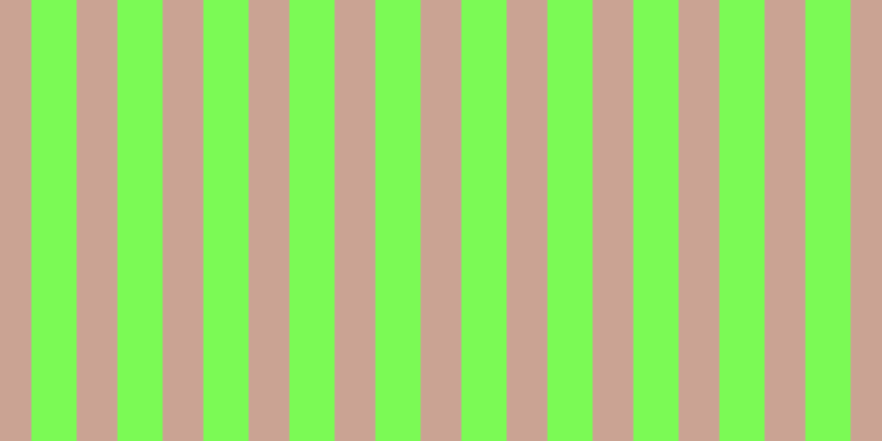#7bfa55, #caa393 vertical lines, thirty-seven pixels wide, forty-one pixels apart