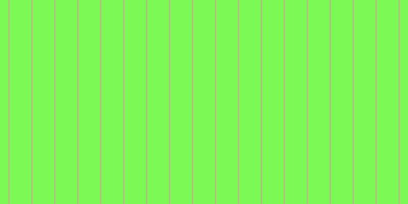 #7bfa55, #caa393 vertical lines, two pixels wide, forty-three pixels apart