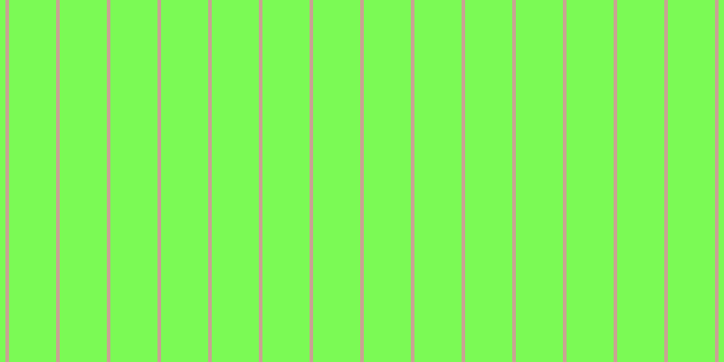 #7bfa55, #caa393 vertical lines, four pixels wide, fifty-two pixels apart