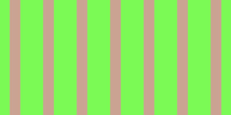 #7bfa55, #caa393 vertical lines, thirty-seven pixels wide, seventy-nine pixels apart