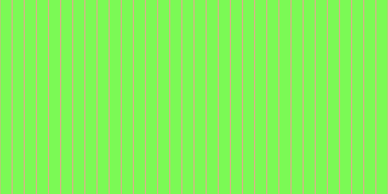 #7bfa55, #eba393 vertical lines, two pixels wide, twenty-three pixels apart