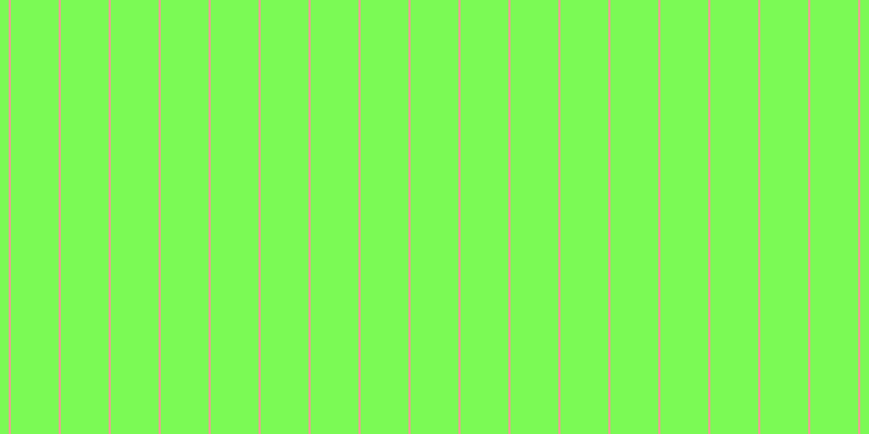#7bfa55, #eba393 vertical lines, two pixels wide, forty-four pixels apart
