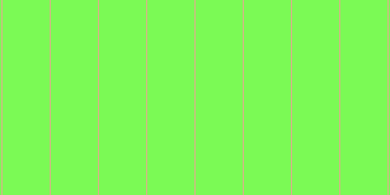 #7bfa55, #eba393 vertical lines, two pixels wide, ninety-seven pixels apart