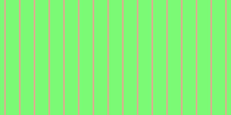 #7bfa76, #eba393 vertical lines, five pixels wide, forty-six pixels apart