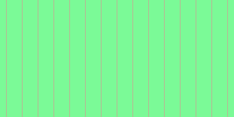 #7bfa97, #caa393 vertical lines, two pixels wide, fifty-two pixels apart