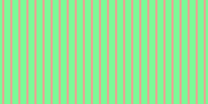 #7bfa97, #eba393 vertical lines, eight pixels wide, twenty-three pixels apart