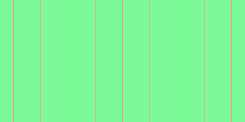 #7bfa97, #eba393 vertical lines, two pixels wide, eighty-seven pixels apart