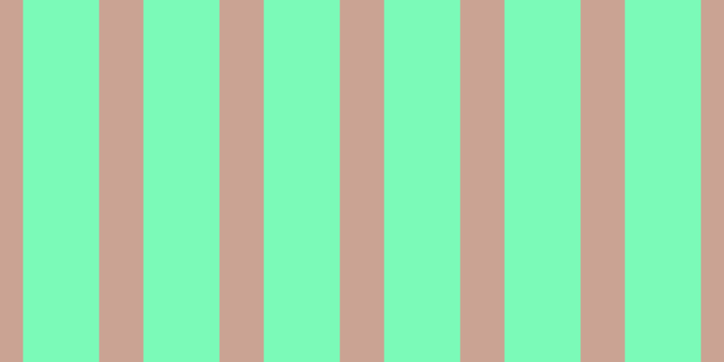 #7bfab8, #caa393 vertical lines, forty-nine pixels wide, eighty-four pixels apart