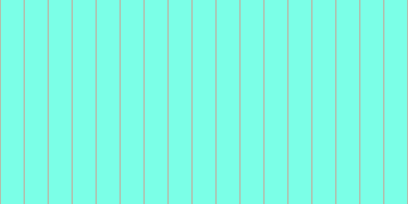 #7bffe7, #caa393 vertical lines, two pixels wide, forty-five pixels apart