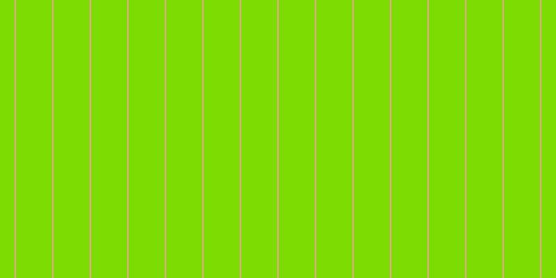 #7cdb00, #eba393 vertical lines, two pixels wide, fifty-two pixels apart