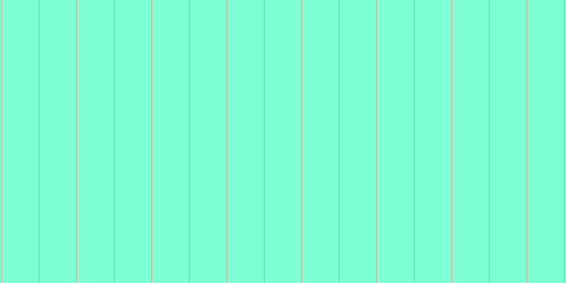 Aquamarine, #caa393 vertical lines, one pixels wide, fifty-two pixels apart