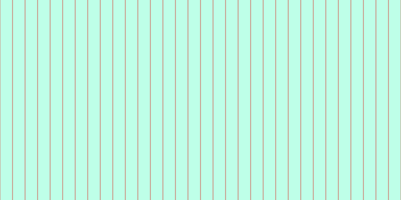 Aquamarine (50%), #caa393 vertical lines, two pixels wide, twenty-three pixels apart