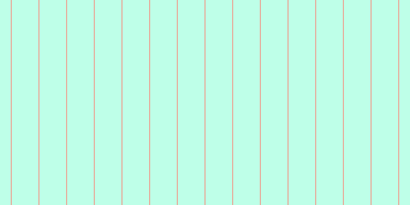 Aquamarine (50%), #eba393 vertical lines, two pixels wide, fifty-two pixels apart