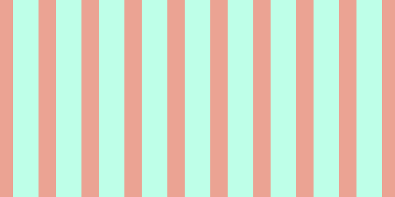 Aquamarine (50%), #eba393 vertical lines, thirty-five pixels wide, fifty-two pixels apart