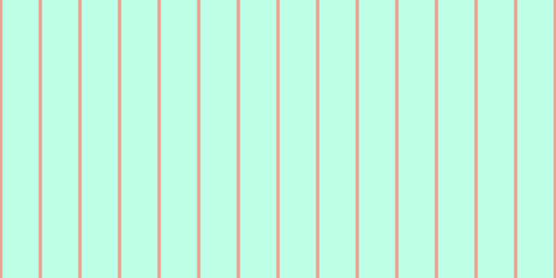 Aquamarine (50%), #eba393 vertical lines, five pixels wide, fifty-two pixels apart