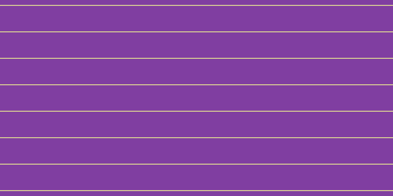 #803ea1, #dbd393 horizontal lines, two pixels wide, fifty-two pixels apart