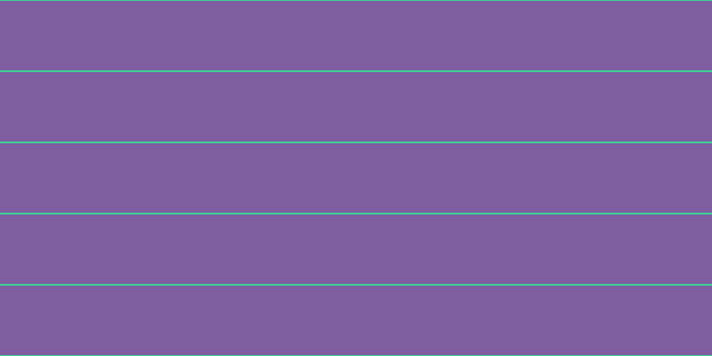 #805fa1, #36d393 horizontal lines, two pixels wide, seventy-eight pixels apart