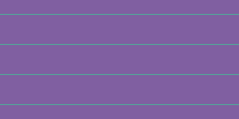 #805fa1, #36d393 horizontal lines, two pixels wide, ninety-nine pixels apart
