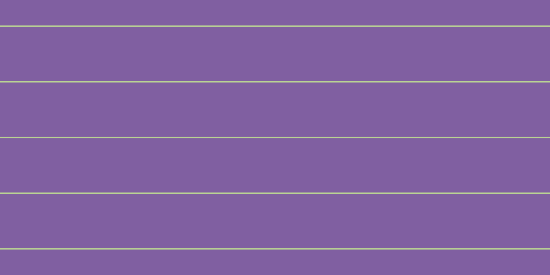 #805fa1, #bad393 horizontal lines, two pixels wide, seventy-nine pixels apart
