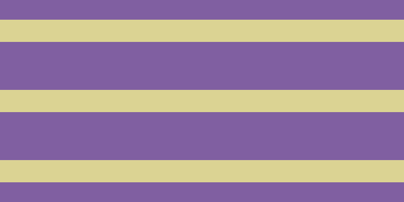 #805fa1, #dbd393 horizontal lines, forty-four pixels wide, ninety-five pixels apart