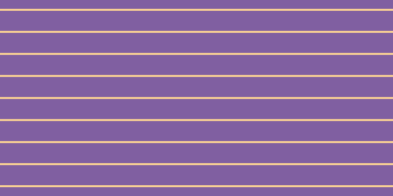 #805fa1, #fcd393 horizontal lines, four pixels wide, forty-one pixels apart