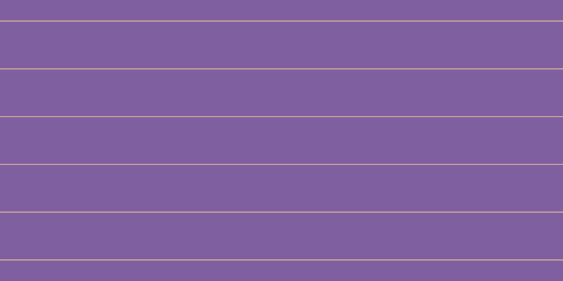 #805fa1, #fcd393 horizontal lines, one pixels wide, sixty-seven pixels apart