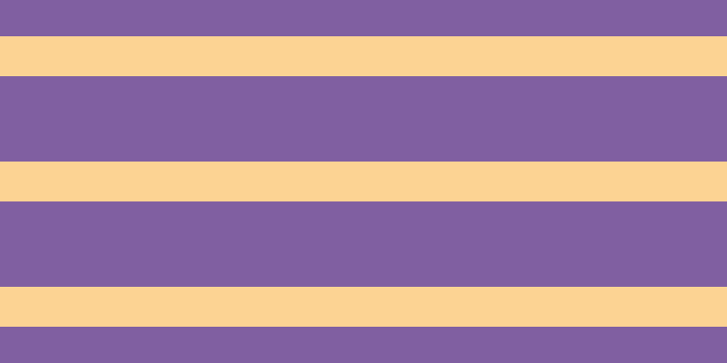 #805fa1, #fcd393 horizontal lines, forty-four pixels wide, ninety-four pixels apart