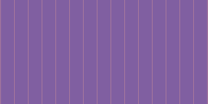 #805fa1, #eba393 vertical lines, one pixels wide, fifty-two pixels apart