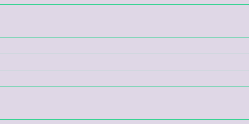 #805fa1 (25%), #36d393 horizontal lines, one pixels wide, fifty-two pixels apart