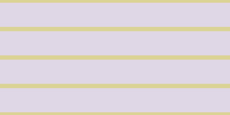 #805fa1 (25%), #dbd393 horizontal lines, fifteen pixels wide, eighty-four pixels apart