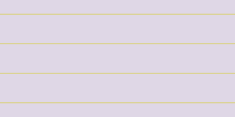 #805fa1 (25%), #dbd393 horizontal lines, four pixels wide, ninety-seven pixels apart