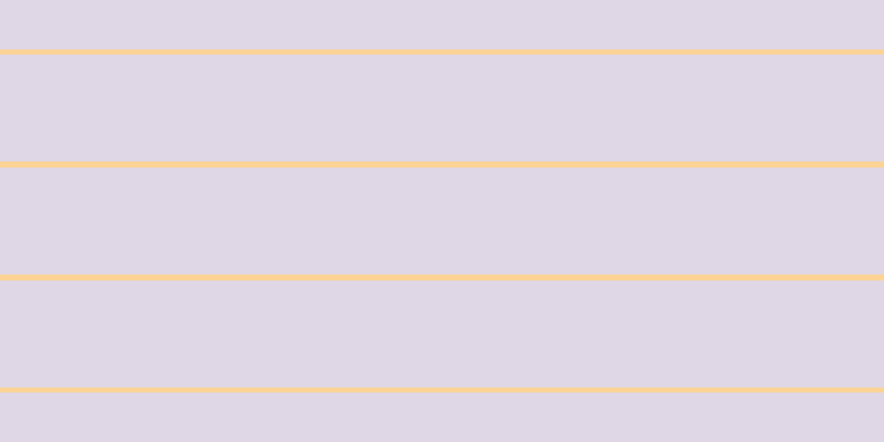 #805fa1 (25%), #fcd393 horizontal lines, five pixels wide, ninety-seven pixels apart