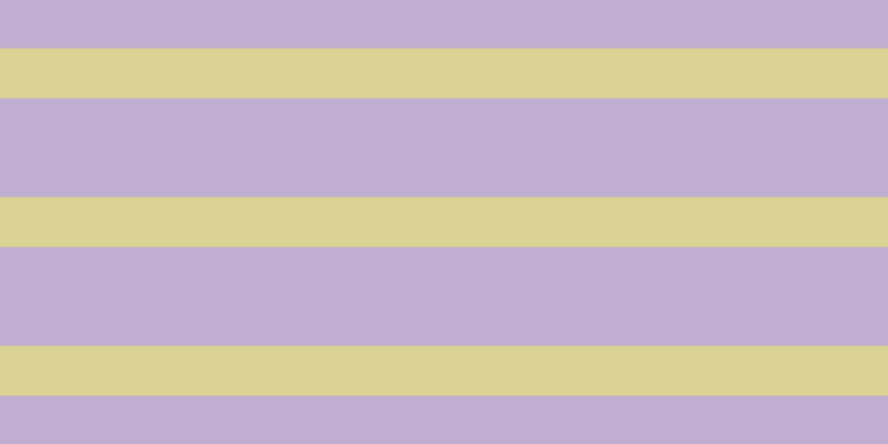 #805fa1 (50%), #dbd393 horizontal lines, forty-five pixels wide, eighty-nine pixels apart
