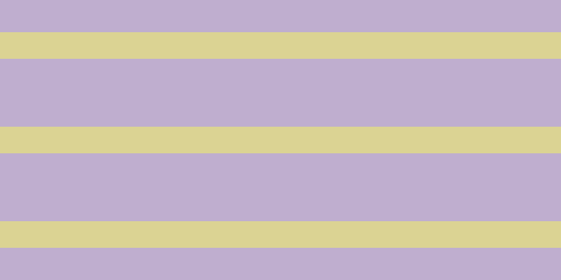 #805fa1 (50%), #dbd393 horizontal lines, thirty-eight pixels wide, ninety-seven pixels apart