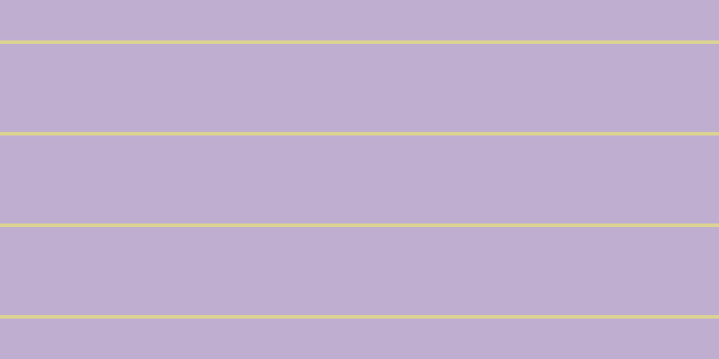 #805fa1 (50%), #dbd393 horizontal lines, four pixels wide, ninety-eight pixels apart