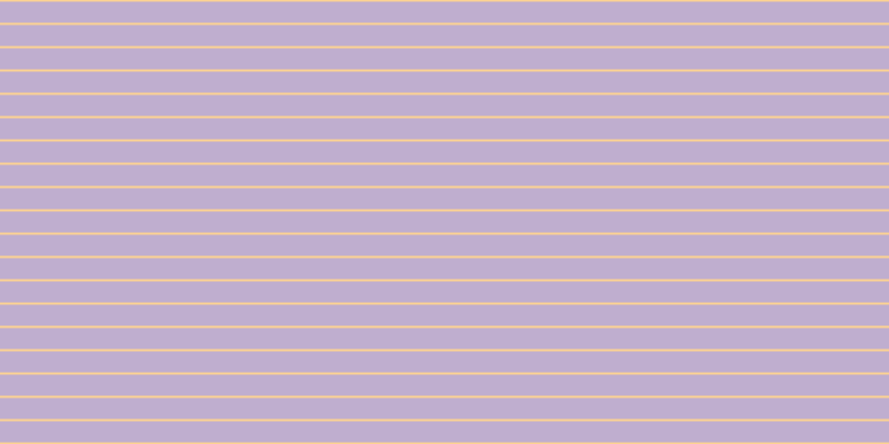 #805fa1 (50%), #fcd393 horizontal lines, two pixels wide, nineteen pixels apart