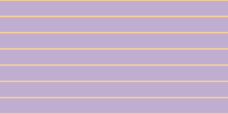 #805fa1 (50%), #fcd393 horizontal lines, five pixels wide, fifty-two pixels apart