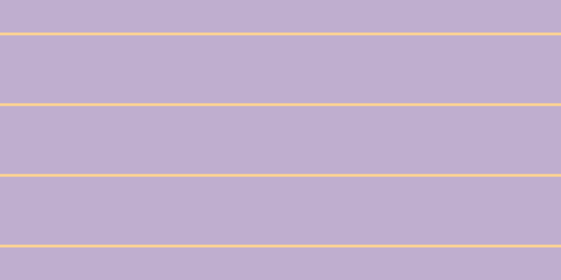 #805fa1 (50%), #fcd393 horizontal lines, four pixels wide, ninety-seven pixels apart