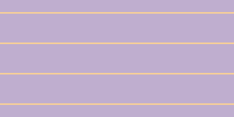 #805fa1 (50%), #fcd393 horizontal lines, five pixels wide, ninety-nine pixels apart