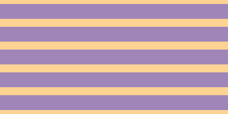 #805fa1 (75%), #fcd393 horizontal lines, twenty-eight pixels wide, fifty-two pixels apart
