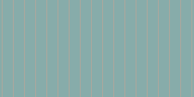 #87acaa, #caa393 vertical lines, two pixels wide, forty-four pixels apart