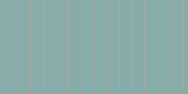 #87acaa, #caa393 vertical lines, two pixels wide, fifty-two pixels apart