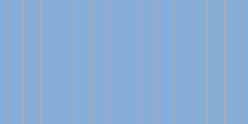#87add9, #caa393 vertical lines, two pixels wide, fifty-two pixels apart