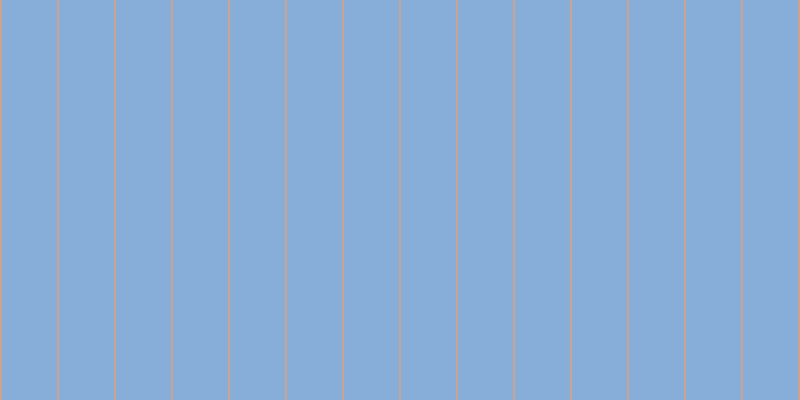 #87add9, #caa393 vertical lines, two pixels wide, fifty-five pixels apart