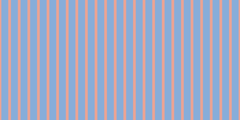 #87add9, #eba393 vertical lines, nine pixels wide, twenty-three pixels apart