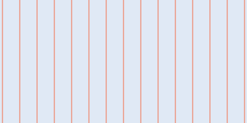 #87add9 (25%), #eba393 vertical lines, four pixels wide, fifty-two pixels apart