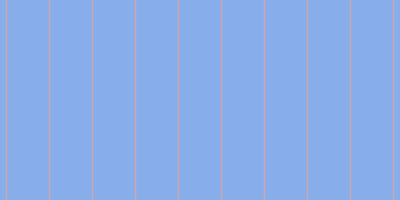 #87adeb, #eba393 vertical lines, two pixels wide, eighty-four pixels apart
