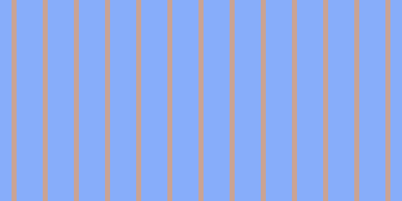 #87adfa, #caa393 vertical lines, ten pixels wide, fifty-two pixels apart